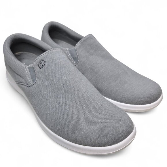 Merinos Wool Slip On Sneakers Women's Light Grey Everyday Lightweight Comfy 8 - Picture 1 of 9